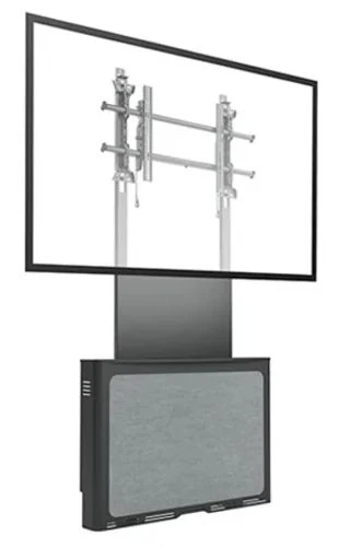 Chief® Tempo™ Black Flat Panel Floor Support System 2 Chief® Tempo™ Black Flat Panel Floor Support System - Image 2