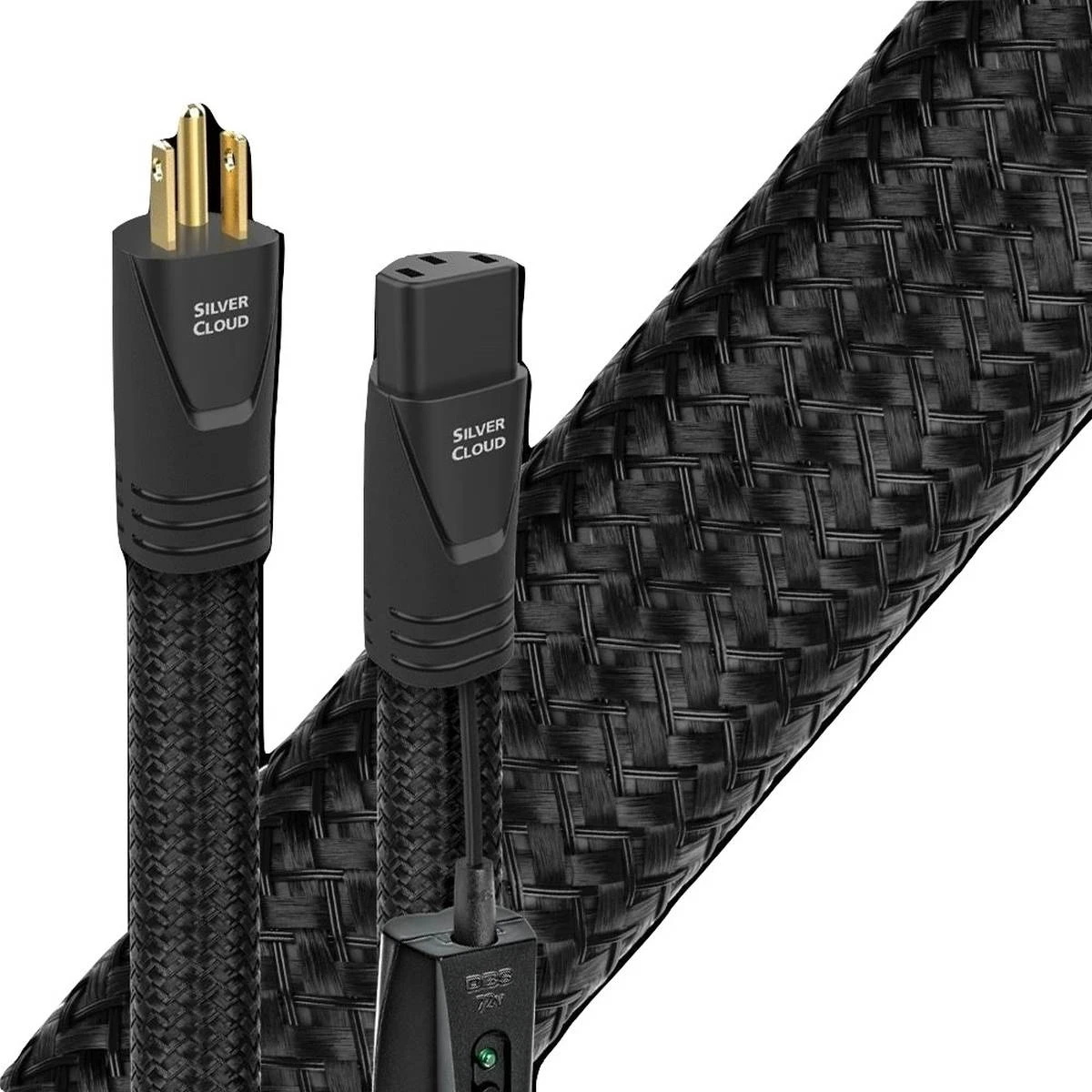 AudioQuest® Silver Cloud Black 2.0 M US IEC 13 AC Power Cable 3 AudioQuest® Silver Cloud Black 2.0 M US IEC 13 AC Power Cable - Image 3
