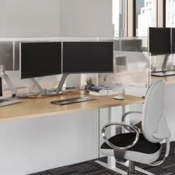 Chief® Black Koncis™ Dual Monitor Arm Mount -Atlona shop d561e536 5f77 42f8 ac69 44a36459e7c6